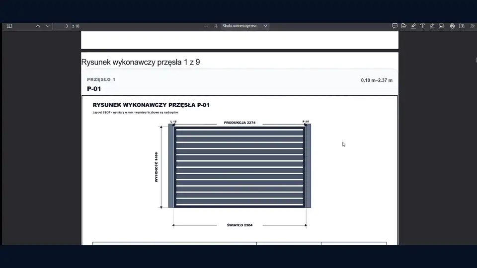 Rzeczywisty projekt produkcyjny FenceTool: rysunek wykonawczy, geometria i CutList
